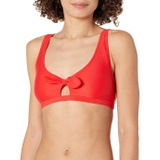 Body Glove Womens Standard Smoothies May Solid Bikini Top Swimsuit with Peekaboo Front Bow Detail