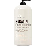 Keratin Conditioner with Argan Oil by Botanic Hearth - Natural Sulfate Free Keratin Hair Treatment for Normal, Dry or Damaged Hair - All Hair Types, Women and Men, Color Treated Ha