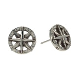 Brighton Anchor & Soul Compass Mini Post Earrings