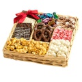 Broadway Basketeers Deluxe Valentine’s Day Chocolate & Nut Gift Tray (Kosher Certified)
