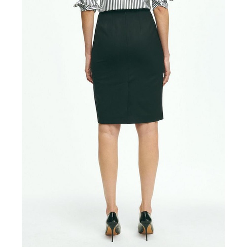 브룩스브라더스 The Essential Brooks Brothers Stretch Wool Pencil Skirt