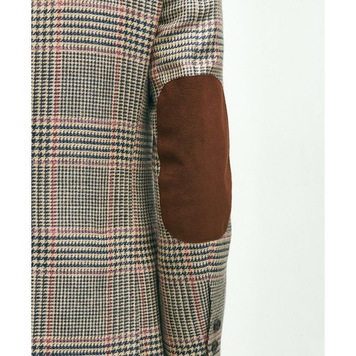 브룩스브라더스 Milano Slim-Fit Wool-Silk-Linen Check Hopsack Sport Coat