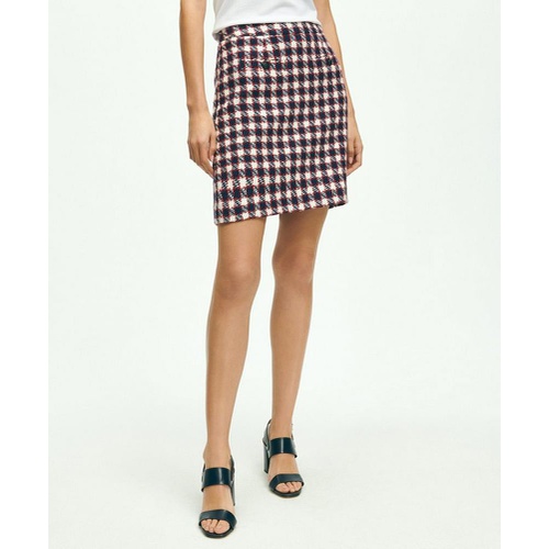 브룩스브라더스 Cotton Blend Boucle Skirt