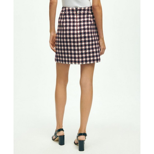 브룩스브라더스 Cotton Blend Boucle Skirt