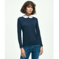 Cotton Removable Collar Sweater