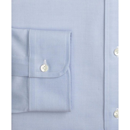 브룩스브라더스 Stretch Supima Cotton Non-Iron Pinpoint Oxford Ainsley Collar Dress Shirt