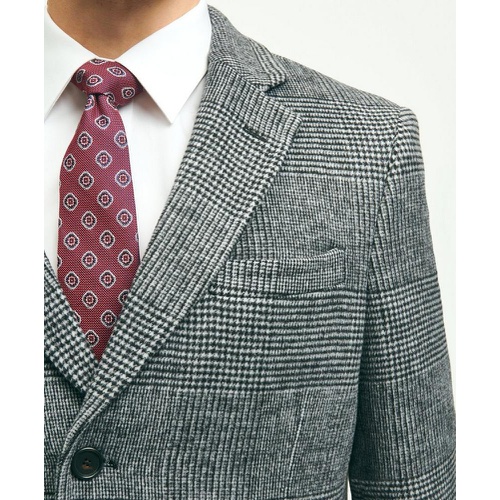브룩스브라더스 Wool Blend Double-Faced Glen Plaid Overcoat