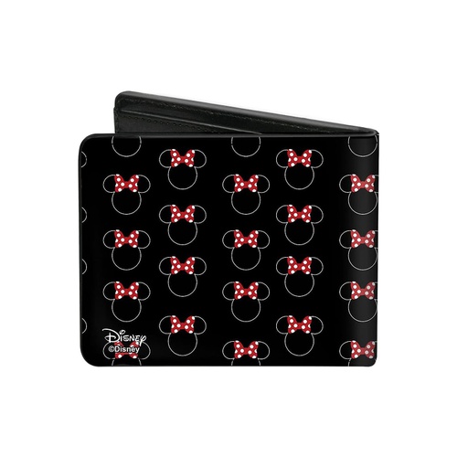  Buckle-Down Mens Icon Monogram/Minnie Mouse Banner, Multicolor, Standard Size