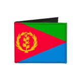 Buckle-Down Canvas Bi-fold Wallet-Eritrea Flag