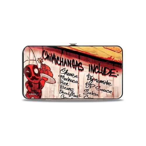  Buckle-Down Hinge Wallet - Deadpool, 7 x 4
