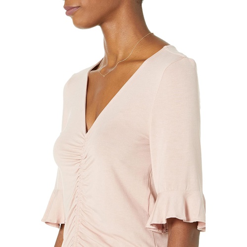  Buffalo David Bitton Tinley V-Neck Ruched Top