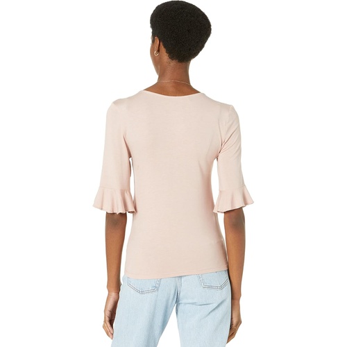  Buffalo David Bitton Tinley V-Neck Ruched Top