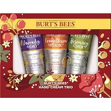 Burts Bees Hand Cream Trio Gift Set, Shea Butter Hand Creams, Lavender & Honey, Orange Blossom & Pistachio and Rosemary & Lemon