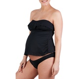 Cache Coeur Bloom Tankini Maternity Swimsuit_BLACK