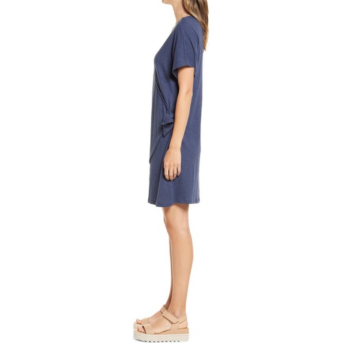  Caslon Easy Side Tie Dress_NAVY INDIGO