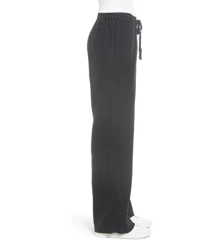  Caslon Linen Pants_BLACK