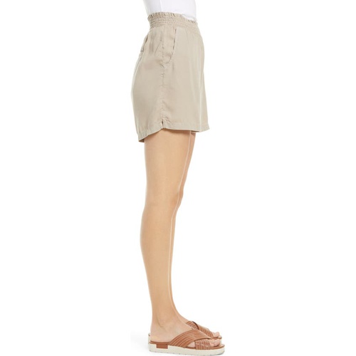  Caslon Elastic Waist Shorts_TAN COBBLESTONE