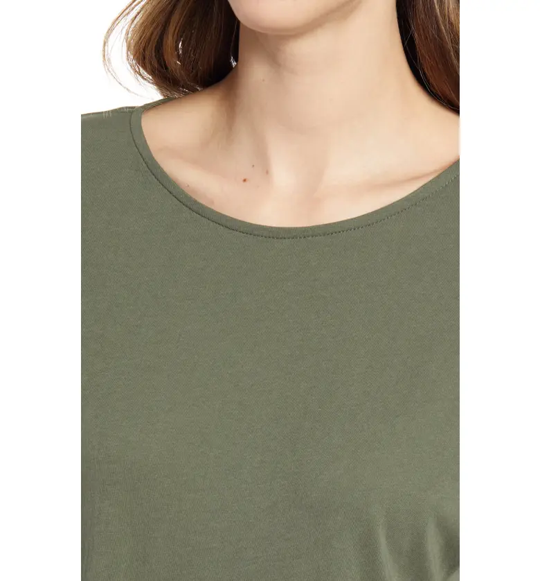  Caslon Floaty Peplum Jersey Top_GREEN BEETLE