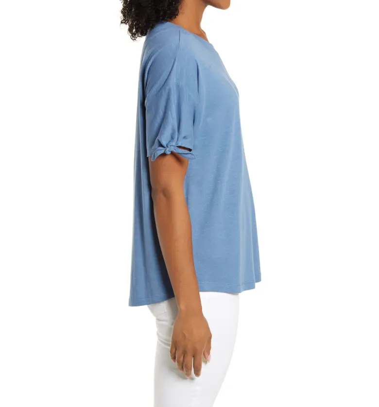  Caslon Tie Sleeve T-Shirt_BLUE MOONLIGHT