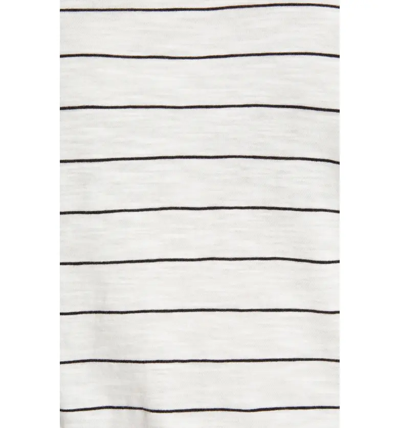  Caslon Eased T-Shirt_WHITE- GREY STRIPE