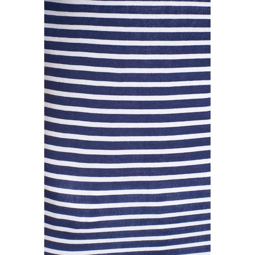  Caslon Ballet Neck Cotton & Modal Knit Elbow Sleeve Tee_NAVY- WHITE ELMER STRIPE