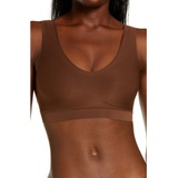 Chantelle Lingerie Soft Stretch Padded V-Neck Bra_WALNUT