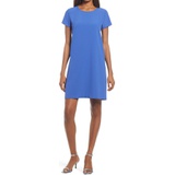 Chelsea28 Crepe Shift Dress_BLUE DAZZLE