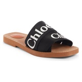 CHLOEE Chloe Logo Slide Sandal_BLACK