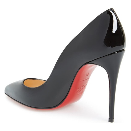  Christian Louboutin Pigalle Follies Pointed Toe Pump_BLACK PATENT