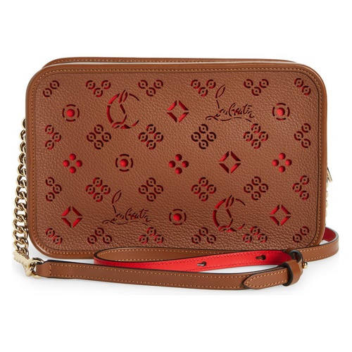  Christian Louboutin Radioloubi Leather Shoulder Bag_BISCOTTO LOUBI/ BISCOTTO