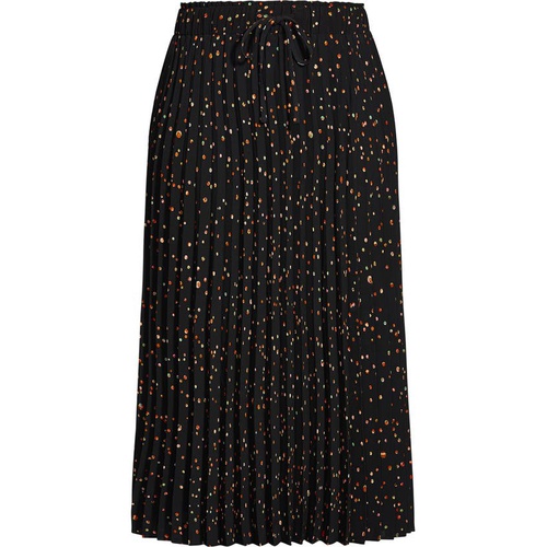  City Chic Prism Spot Pleated Maxi Skirt_PRISM SPOT