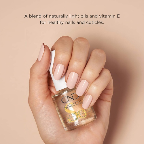  CND SolarOil Nail & Cuticle Care, for Dry, Damaged Cuticles, Infused with Jojoba Oil & Vitamin E for Healthier, Stronger Nails