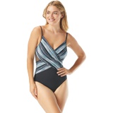 COCO REEF Blue Grotto Sterling V-Neck One-Piece
