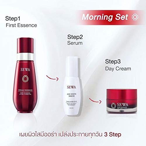  COLLAGEN BY WATSONS Set Sewa Age Serum Facial Foam Anti Aging Glowing Face Reduce Wrinkle Nourish 40ml Intensive Essence (Pack of 2) By TGS [Get Free Tomato Facial Mask]