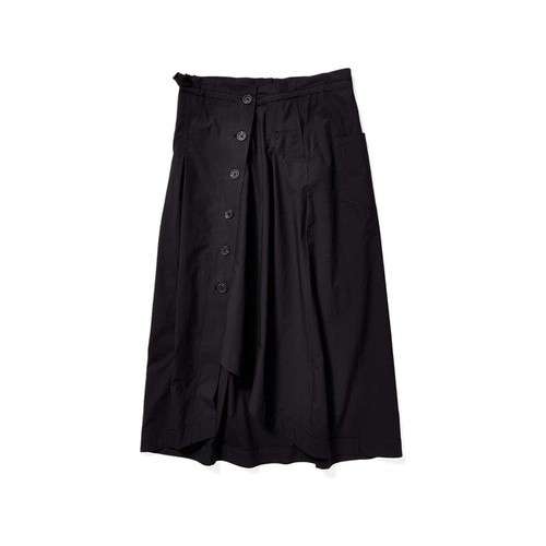  COLOVOS Button-Down Asymmetric Skirt