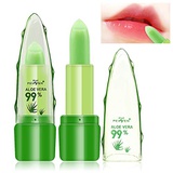 Coosa 2PCS Aloe Lipstick Set Long Lasting Moisturizer Lip Balm Magic Temperature Color Change Nutritious Lip Gloss