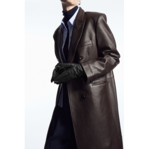 COS CASHMERE-LINED LEATHER GLOVES