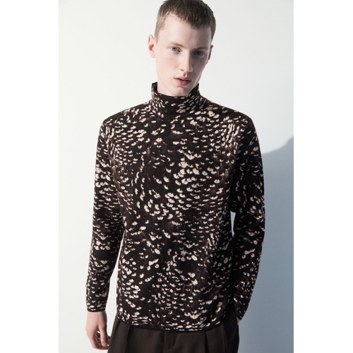 COS THE FEATHER-JACQUARD SWEATER