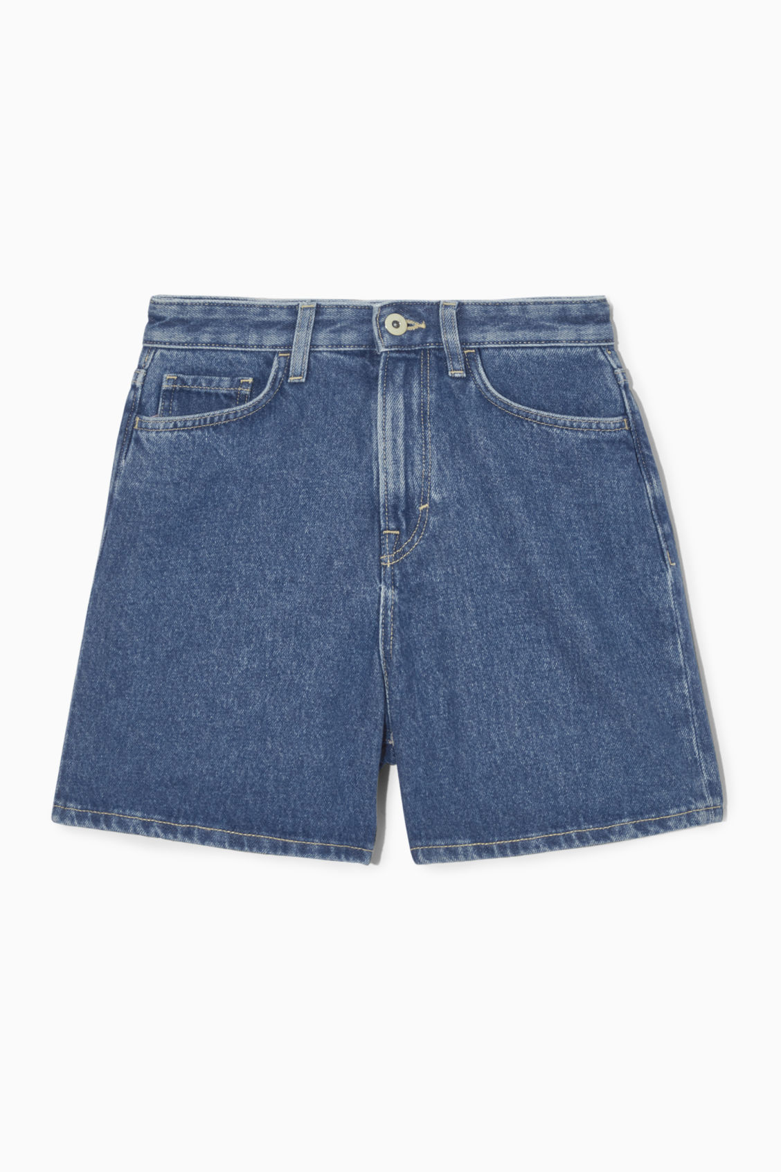 COS RELAXED-FIT DENIM SHORTS