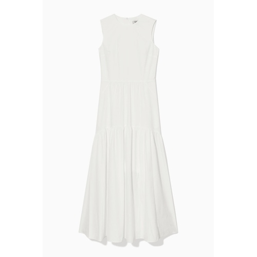 COS OPEN-BACK TIERED DRESS