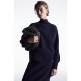 DOUBLE-FACED WOOL TURTLENECK SWEATER
