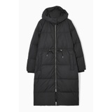 HOODED RECYCLED DOWN PUFFER COAT