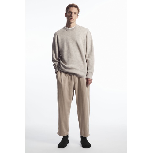 COS ELASTICATED TWILL PANTS