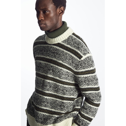 COS FAIR ISLE WOOL SWEATER