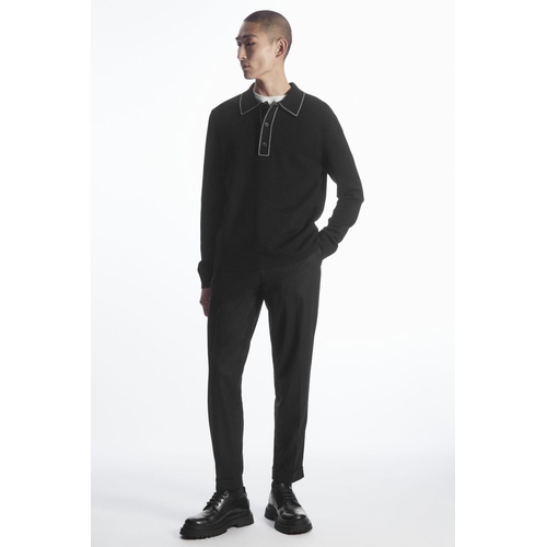 COS TURN-UP TAPERED WOOL PANTS