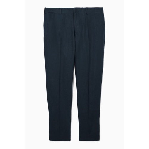 COS TAPERED LINEN TAILORED PANTS