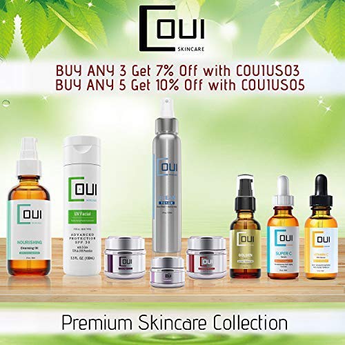  COUI NOURISHING Face Cleansing Oil Anti Aging Daily Facial Cleanser - Alpha Lipoic Acid, Vitamin A For Dry Skin