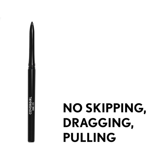  COVERGIRL Ink It! By Perfect Point Plus Waterproof Eyeliner, Black, 2 Count