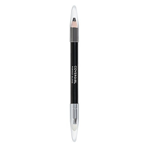  COVERGIRL Perfect Blend Eyeliner Pencil, Basic Black Color, Eyeliner Pencil With Blending Tip for Precise Or Smudged Look, 2 Count