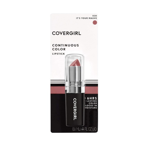  COVERGIRL Continuous Color Lipstick Its Your Mauve 030, 0.13 oz (packaging may vary)